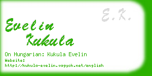 evelin kukula business card